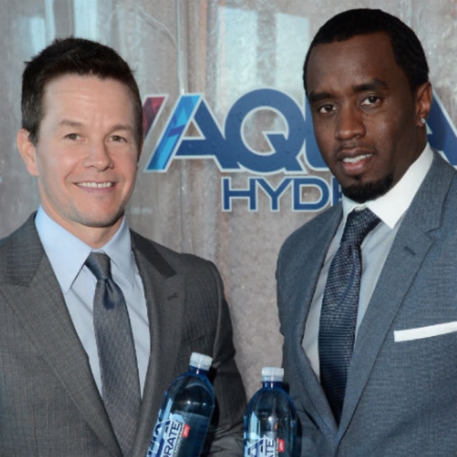 Diddy Launches AQUAhydrate Water with Mark Wahlberg