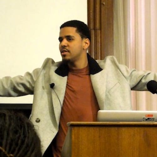 J. Cole Drops Knowledge at Harvard