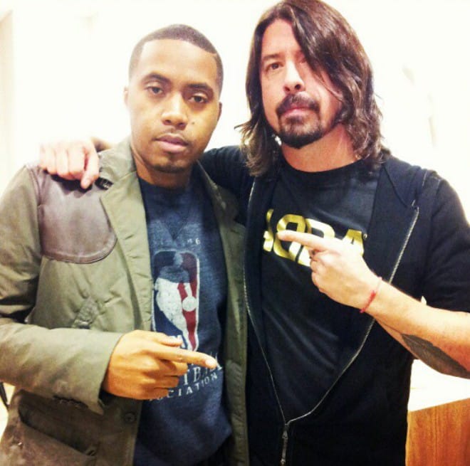 Dave Grohl Interviews Nas for Chelsea Lately Show
