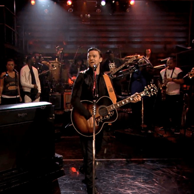 Justin Timberlake Performs Medley and "History of Rap 4" On 'Fallon'