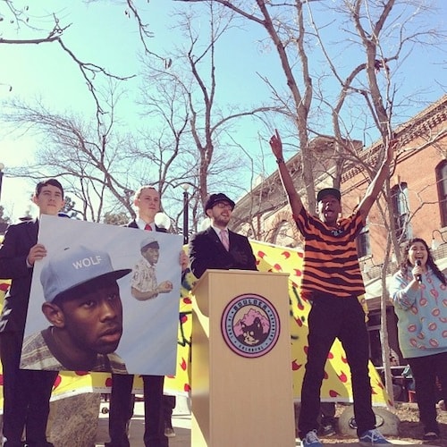 Tyler, the Creator Stages "Key to the City" Ceremony in Boulder, Colorado
