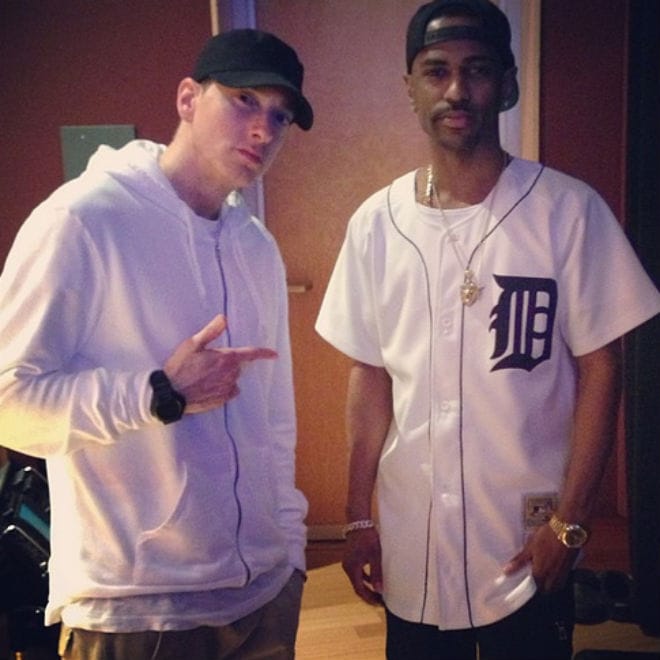 Big Sean Hits the Studio with Eminem 