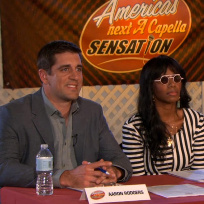 Santigold Appears on 'The Office' with Aaron Rodgers and Clay Aiken 