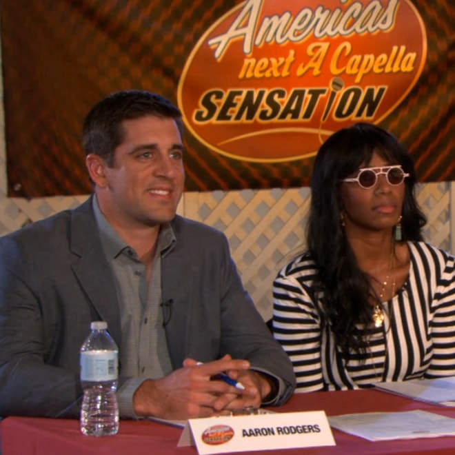 Santigold Appears on 'The Office' with Aaron Rodgers and Clay Aiken |  Hypebeast