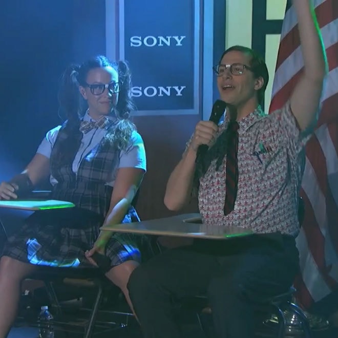 The Lonely Island featuring Alanis Morissette - Semicolon (Jimmy Kimmel Live)