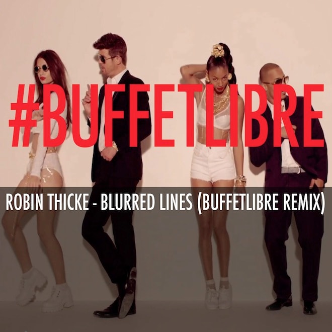 Robin Thicke - Blurred Lines (Buffetlibre Remix)