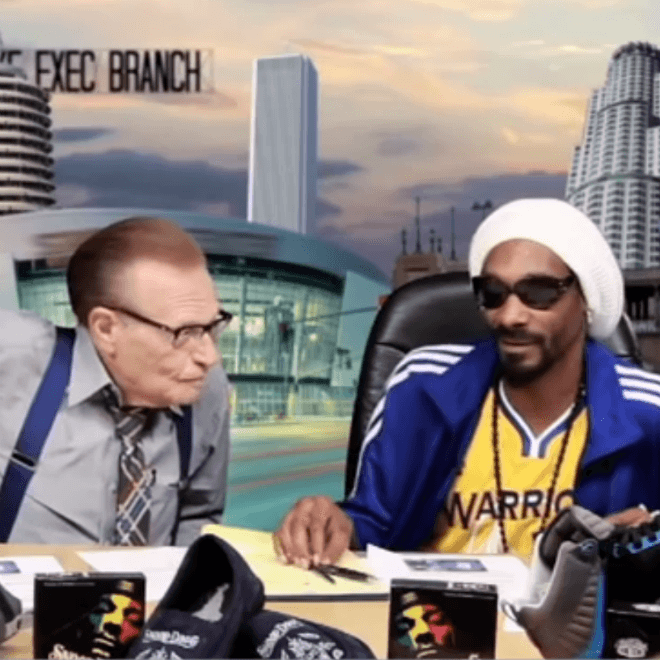 Snoop Lion Teaches Larry King How To Rap 