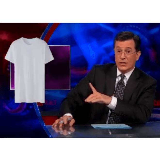 Stephen Colbert on Kanye West's $120 "HIP HOP" T-Shirt