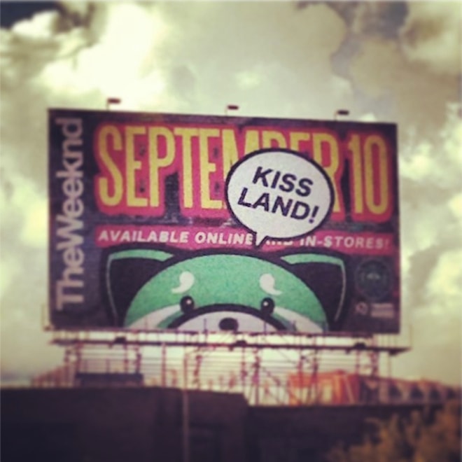 The Weeknd Puts Up 'Kiss Land' Billboard In Toronto