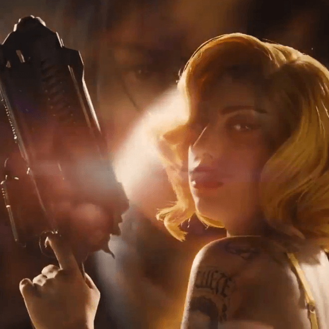 Lady Gaga Strapped with Machine Gun in 'Machete Kills' Trailer