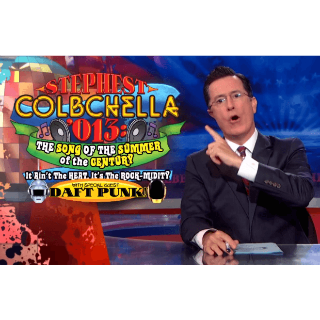 Stephen Colbert & Friends Get Creative In Light of Daft Punk Cancelation