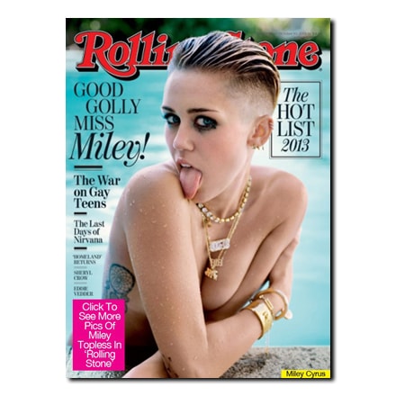 Miley Cyrus Covers Rolling Stones October Issue
