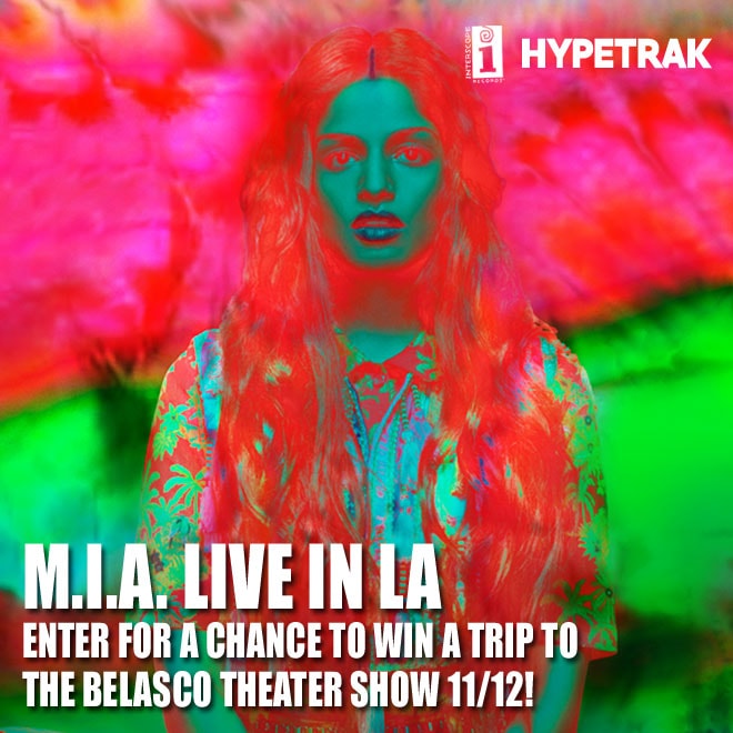 Flyaway: Win a Trip to M.I.A.'s Los Angeles Show On November 12!
