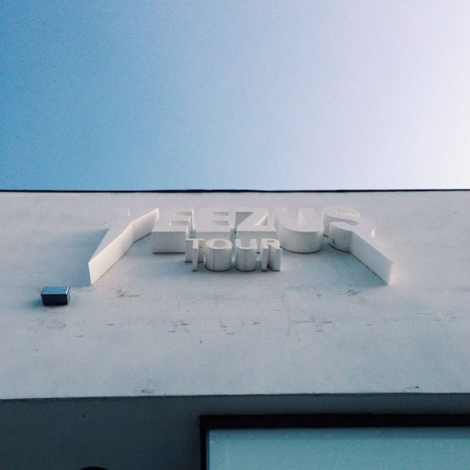 Kanye West Opens Yeezus Tour Pop-Up Shop In Los Angeles