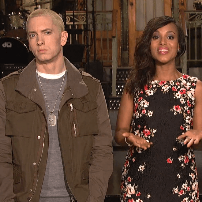 Eminem & Kerry Washington Star in SNL Promo