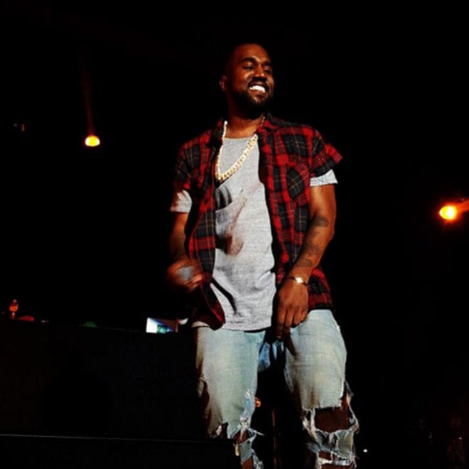 Kanye West Performs at the Odd Future Carnival