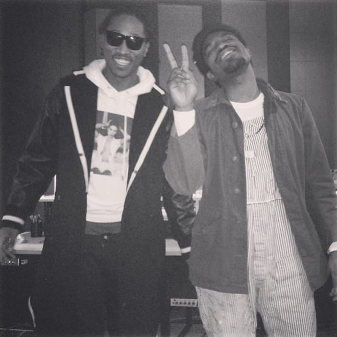 André 3000 and Future Together in the Studio