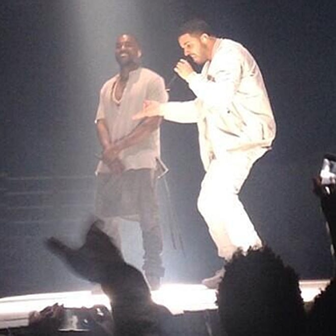 Kanye West Brings Drake Out for Final Yeezus Show