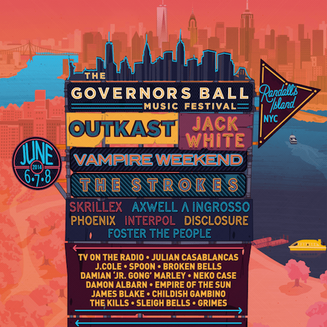 2014 Governors Ball Lineup Announced