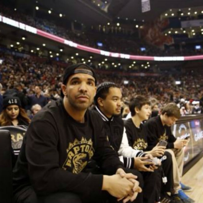 Drake & The Toronto Raptors Celebrate "Drake Night"
