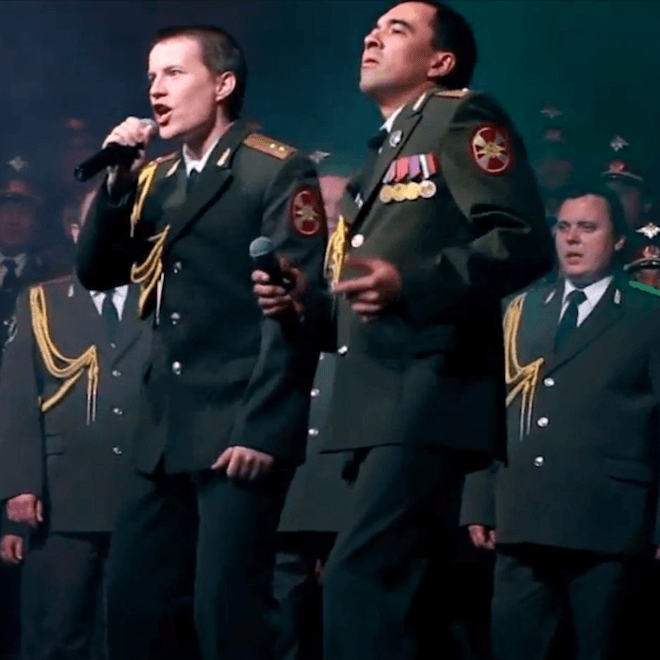 Daft Punk's "Get Lucky" Performed by Russian Police Choir at Sochi Olympics Opening Ceremony