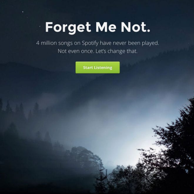 Forgotify: Listen to Songs That Get No Love & Plays on Spotify