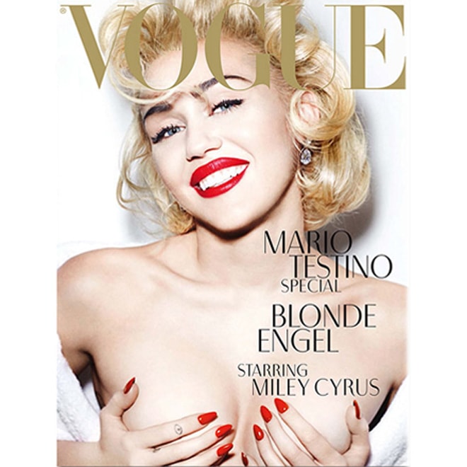 Miley Cyrus on Cover of Vogue Germany