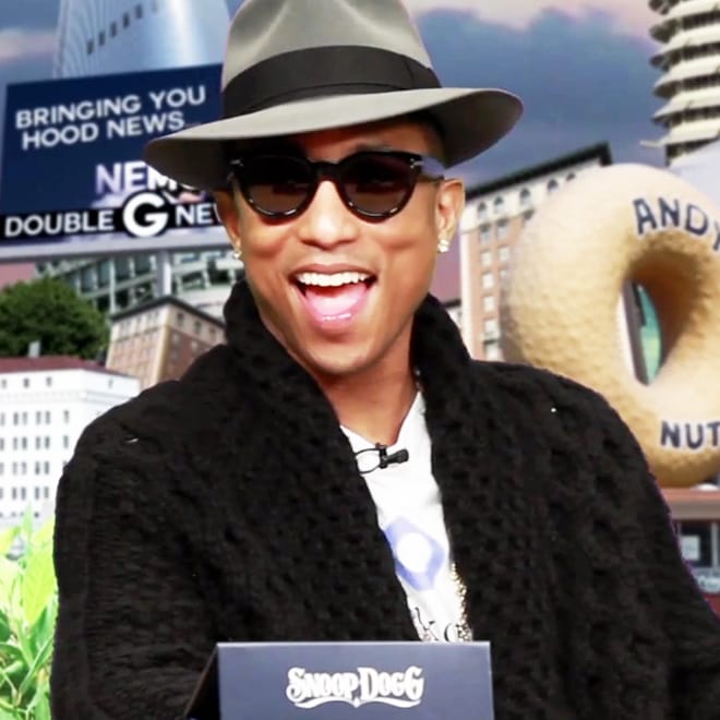 Pharrell Discusses Daft Punk, Chad Hugo and Making "Drop it Like it's Hot" on Snoop Dogg's GGN Talk Show