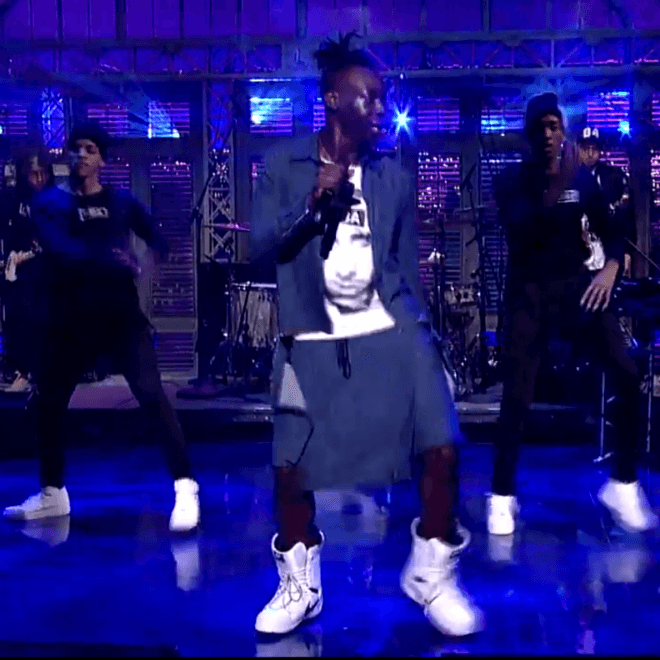 Watch Le1f Perform with Blood Orange on 'Letterman'