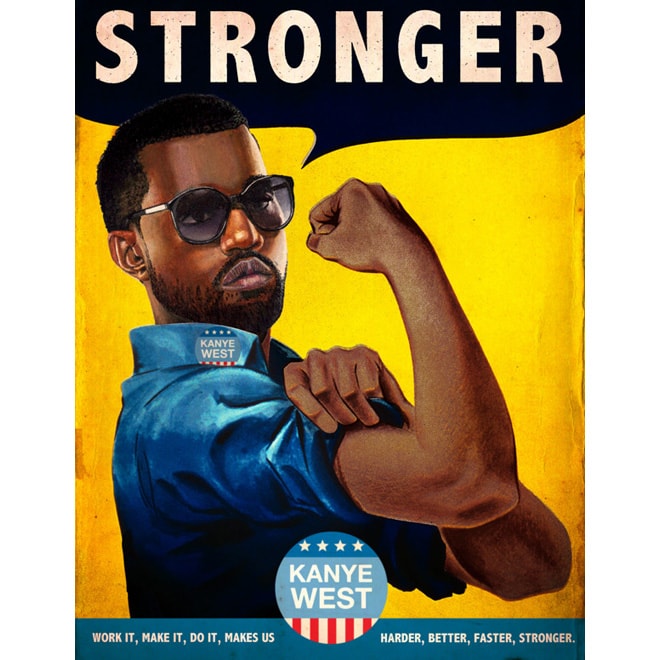 Artist Re-Imagines Vintage Posters With Kanye West, Jay Z, Pharrell Williams And More