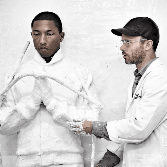 Daniel Arsham Unveils Full-Body Cast of Pharrell for Upcoming 'GIRL' Exhbition at Galerie Perrotin