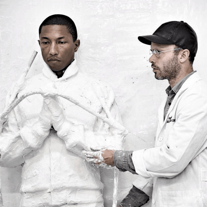 Daniel Arsham Unveils Full-Body Cast of Pharrell for Upcoming 'GIRL' Exhbition at Galerie Perrotin