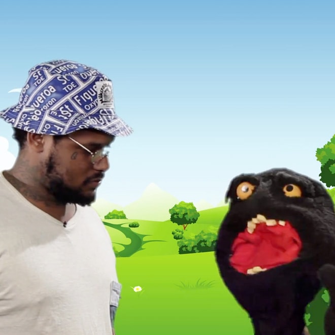 Watch ScHoolboy Q And A Puppet Discuss His Favorite Word: "F*cking"