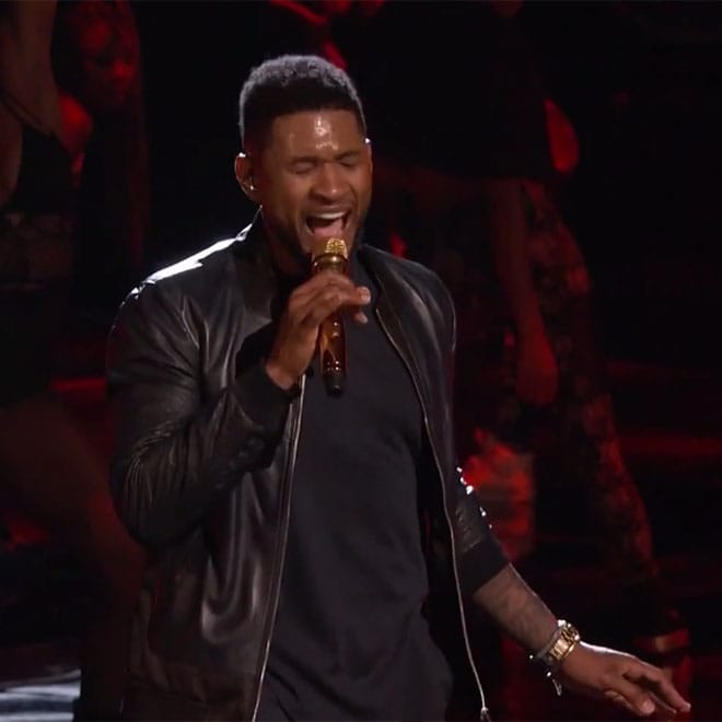 Watch Usher Perform "Good Kisser" on The Voice