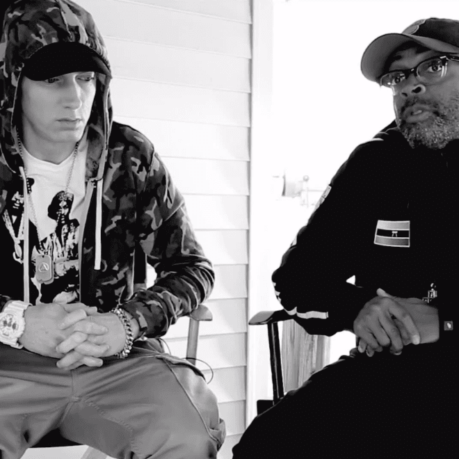 Eminem & Spike Lee Tease "Headlights" Video