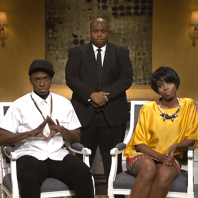 SNL Spoofs JAY Z and Solange Incident