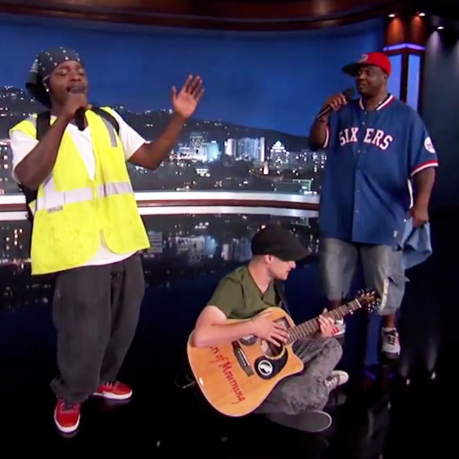 Watch The Viral Sensation "Amazing Jam Session Guys" Perform with Trey Songz, Juicy J & Aloe Blacc On Jimmy Kimmel Live