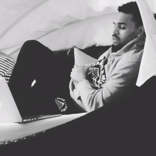 Watch a Clip of Chris Brown Freestyle Over Drake's "0 to 100" Beat