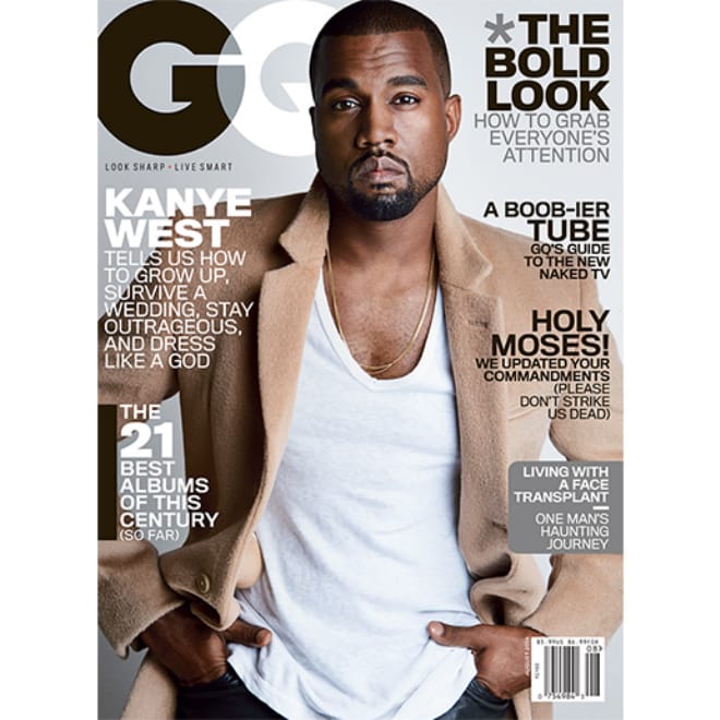 Kanye West Covers GQ Magazine