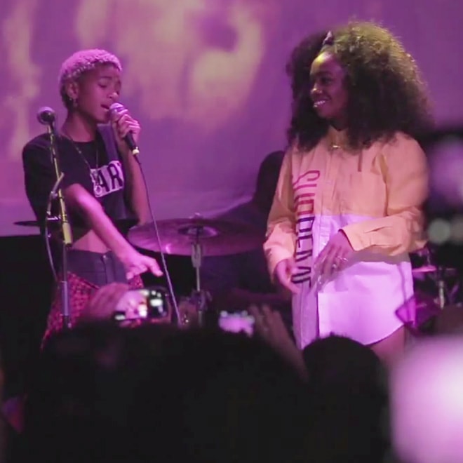 SZA and Willow Smith Perform in Brooklyn