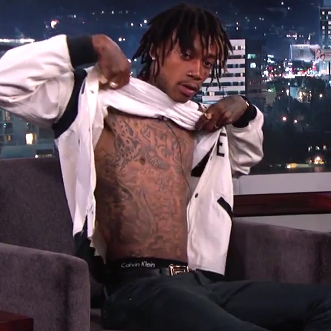Wiz Khalifa Talks Tattoos, Weed and Performs “We Dem Boyz” & “Stayin’ Out All Night” on ‘Jimmy Kimmel Live!’