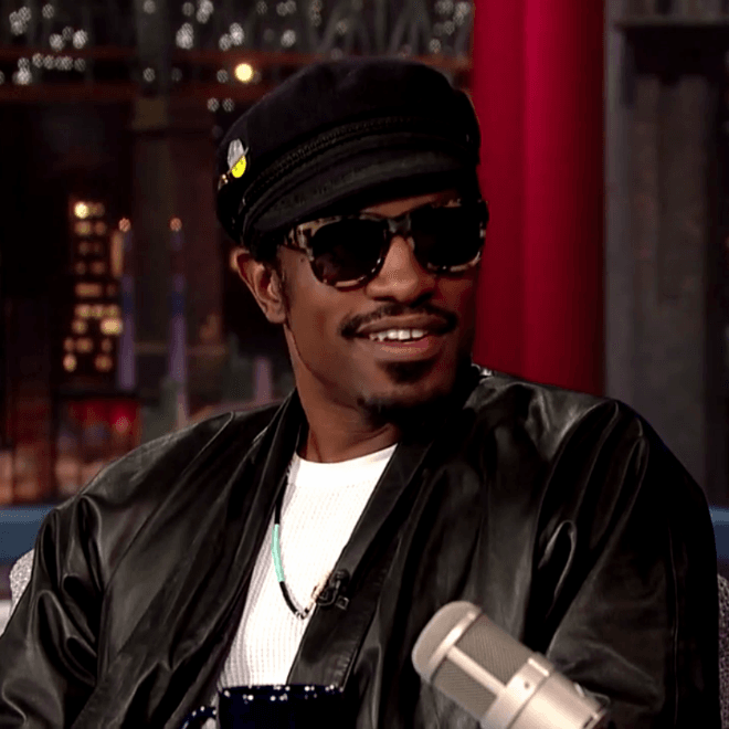 Andre 3000 Stopped By 'Letterman' Last Night