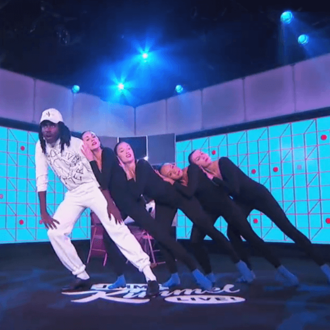 Blood Orange & Samantha Urbani Perform Choreography on 'Kimmel'