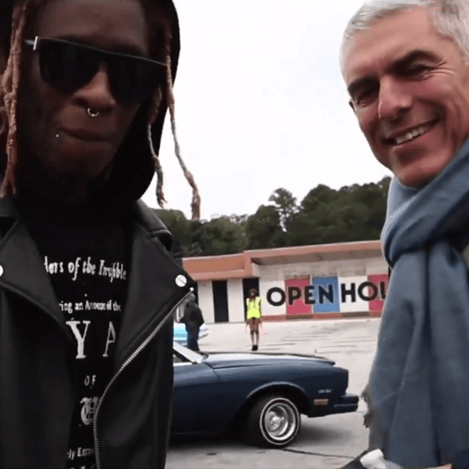 Watch Lyor Cohen Visit Young Thug, Travis $cott & Quality Control Records 