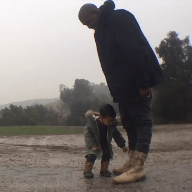 Kanye West featuring North West - Only One