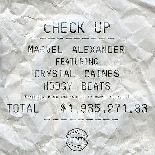 Marvel Alexander featuring Hodgy Beats and Crystal Caines - Check Up
