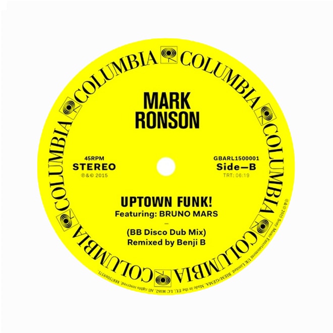 Mark Ronson featuring Bruno Mars - Uptown Funk (Benji B Remix)