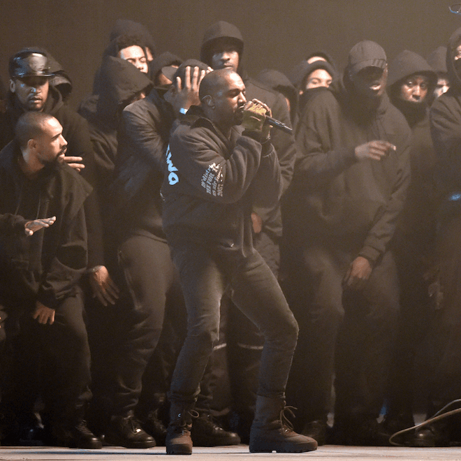 Behind the Scenes Footage of Kanye West at BRIT Awards 2015