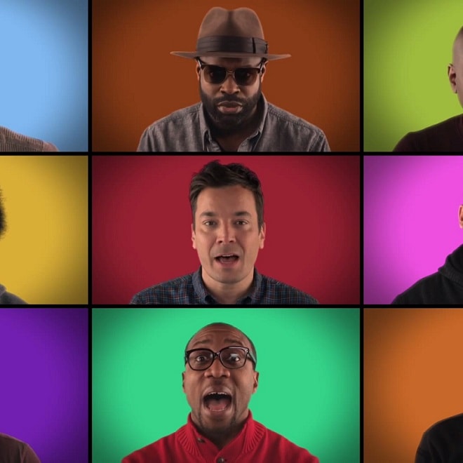 Jimmy Fallon's "We Are The Champions" A Cappella featuring Sam Smith, Usher, Ariana Grande & More
