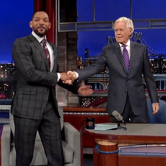 Watch Will Smith "Gettin' Jiggy With It" with David Letterman